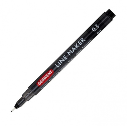 Ручка капиллярная Graphik Line Maker 0.3 черный